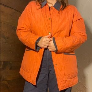 Vintage washable silk quilted jacket
